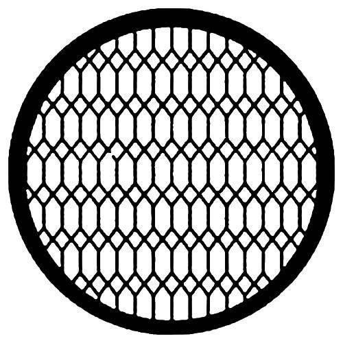 Rosco Standard Steel Gobo #7597 - Diamond Lattice - Size B 86mm