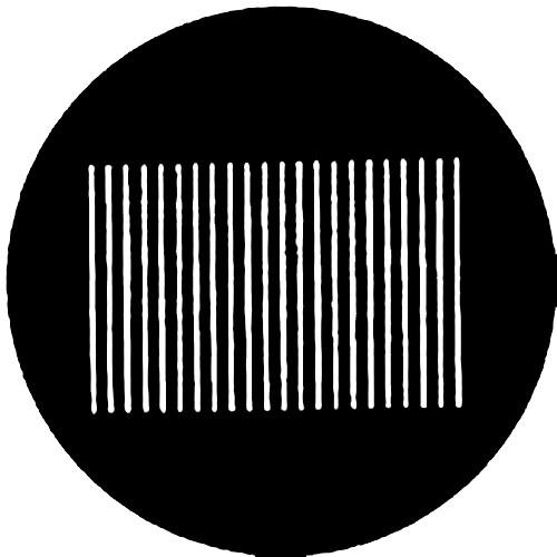 Rosco Standard Steel Gobo #7718 - Vertical Blinds