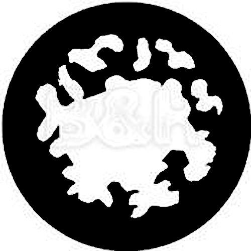 Rosco Standard Steel Gobo #7737 - Open Breakup