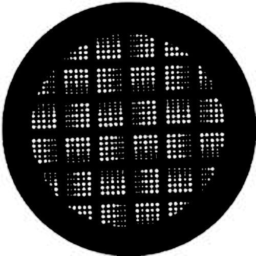 Rosco Standard Steel Gobo #7746 - Colorswap Overlay