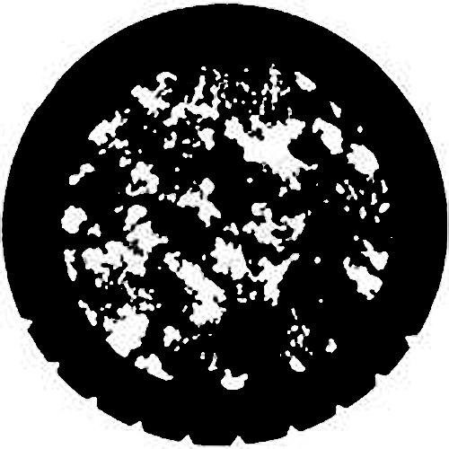 Rosco Standard Steel Gobo #7764 - Amorphous - Size A 100mm
