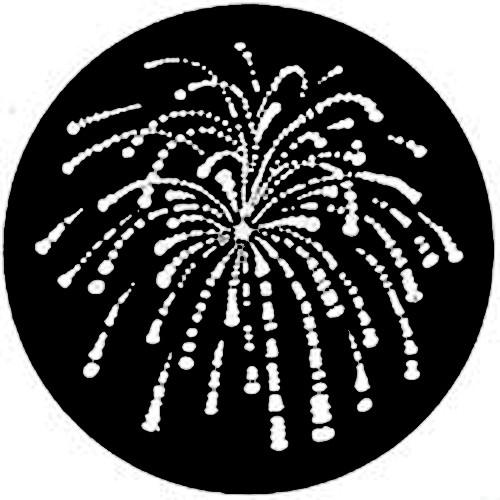 Rosco Standard Steel Gobo #7766 - Fireworks 1 - Size A 100mm