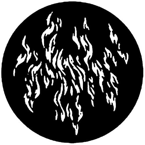 Rosco Standard Steel Gobo #7775 - Fire Waves - Size A 100mm