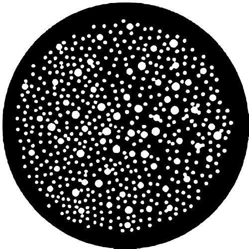 Rosco Standard Steel Gobo #7807 - Dot Breakup