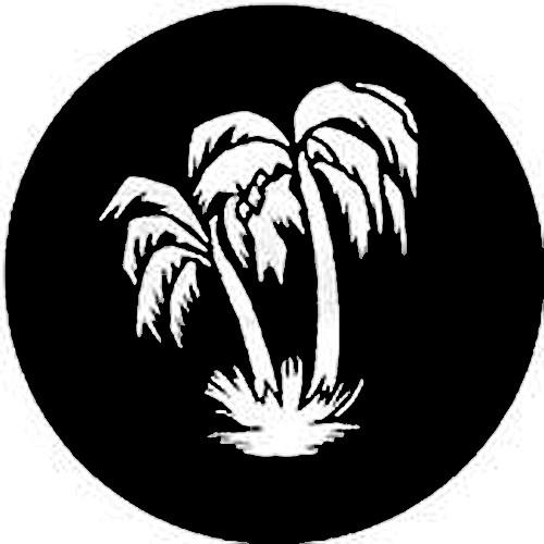 Rosco Standard Steel Gobo #7838 - Palm Tree