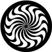 Rosco Standard Steel Gobo #7929 - Whirl - Size B 86mm