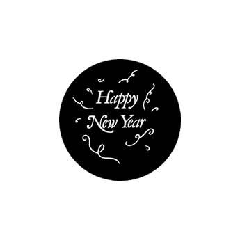 Rosco Standard Steel Gobo #7982 - Happy New Year