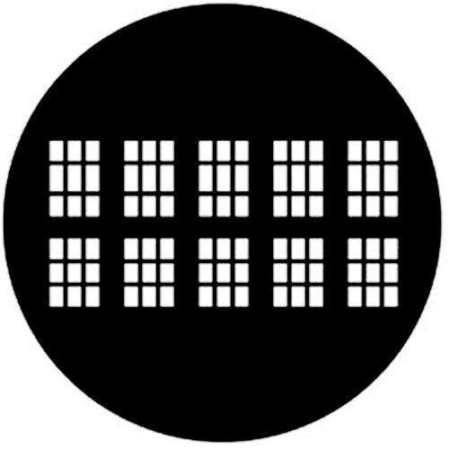 Rosco Steel Gobo #77148 - Elizabethan