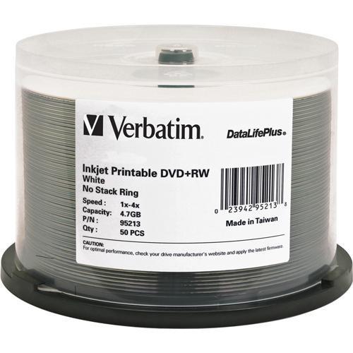 Verbatim 4.7GB 4x DataLifePlus DVD RW Discs