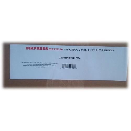 Inkpress Media Matte 60 Bright White Inkjet Paper 10 mil 200 gsm 11 x 17"