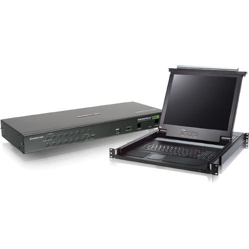 IOGEAR 16-Port PS 2 USB Combo KVM and 17" Rack Mount LCD Bundle