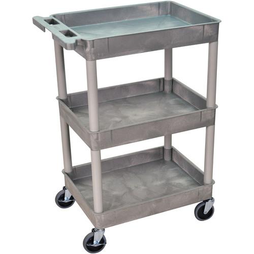 Luxor 24 x 18" Three-Shelf Utility Cart