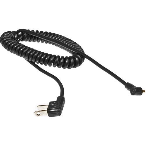 Paramount A2-6C - Hasselblad "CF" Long Tip PC Male to Household - Coiled - 21" to 5