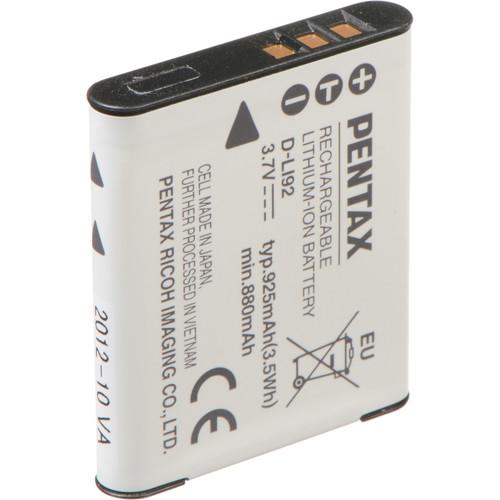 Pentax D-LI92 Rechargeable Li-Ion Battery for
