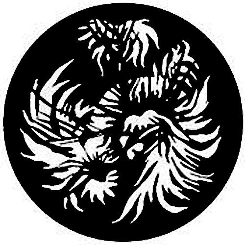 Rosco Standard Steel Gobo #7731 - Jungle Leaf - Size A 100mm