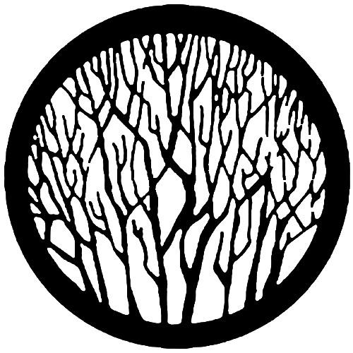 Rosco Standard Steel Gobo #7735 - Bare Branches - Size A 100mm