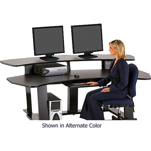 Winsted E4563 94"-Wide Digital Desk with Curved Table Top