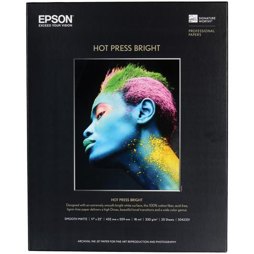 Epson Hot Press Bright Paper