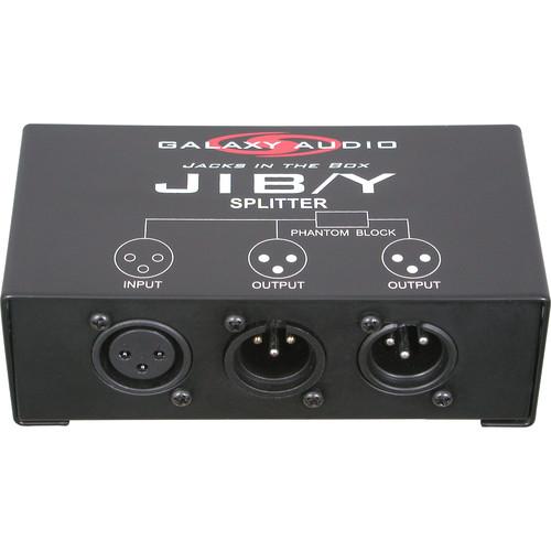 Galaxy Audio JIB Y Jack In The Box Microphone Splitter