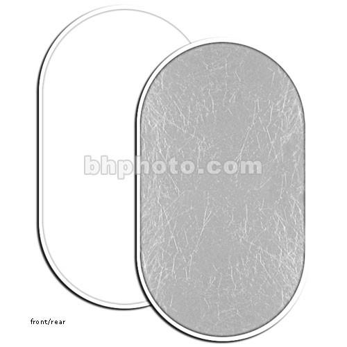Photoflex LiteDisc White Silver Collapsible Oval Reflector