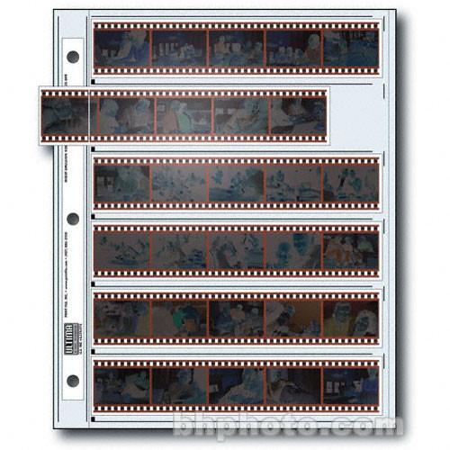 Print File Archival Storage Page "Ultima" for Negatives, 35mm, 6-Strips of 5-Frames - 25 Pack