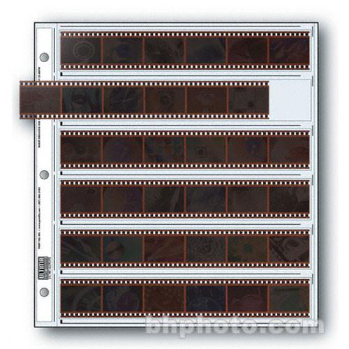 Print File Archival Storage Page "Ultima" for Negatives, 35mm, 6-Strips of 6-Frames - 25 Pack