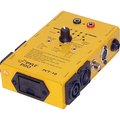 Pyle Pro PCT-10 8-in-1 Audio Cable Tester
