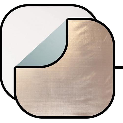 Westcott Illuminator Collapsible Reflector 4-in-1 - 52" Square - Silver, Sunlight, Diffuser and White