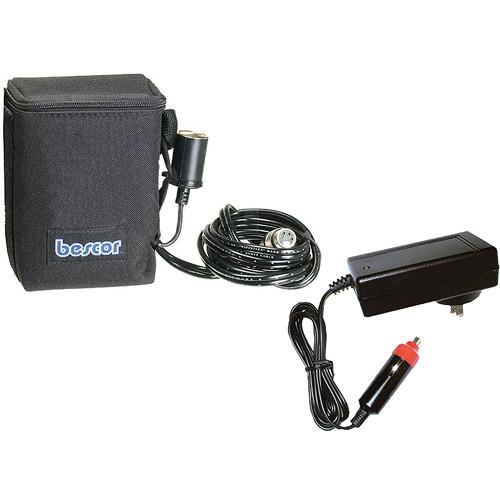 Bescor MM-9XLRATM Starved Electrolyte Battery - 12 VDC 108WH, Cigarette Jack Connector, 6