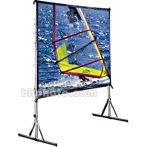 Draper Cinefold Folding Portable Front Projection Screen with Standard Legs - 79 x 140" - 161" Diagonal - HDTV Format - Matte White