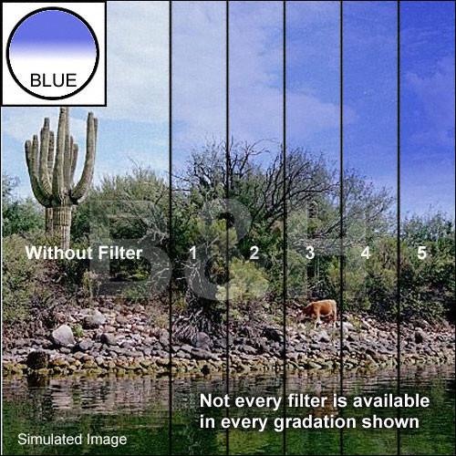 LEE Filters 100 x 150mm Hard-Edge Graduated Blue 5 Filter