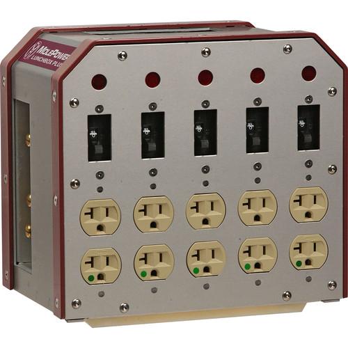 Mole-Richardson Duplex Distribution Box, Feed-Through - 100 Amps