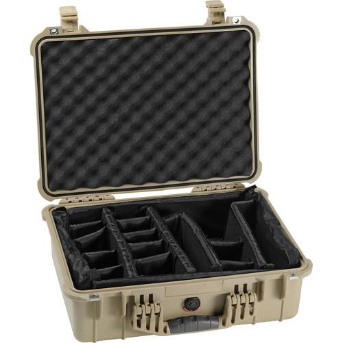 Pelican 1524 Waterproof 1520 Case with Padded Dividers