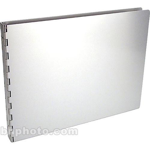 Pina Zangaro Machina .5" Three-Ring Binder - 8.5 x 11 x .5" - Landscape Format - Satin Finished Aluminum