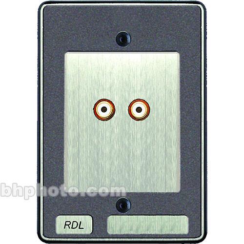 RDL RCX-A2S Wall Plate with Dual Phono Audio Outputs for the RCX-5C Audio Controller