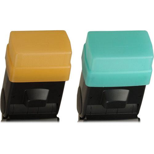 Sto-Fen OC-600SET Green and Gold Omni-Bounce Diffuser Set