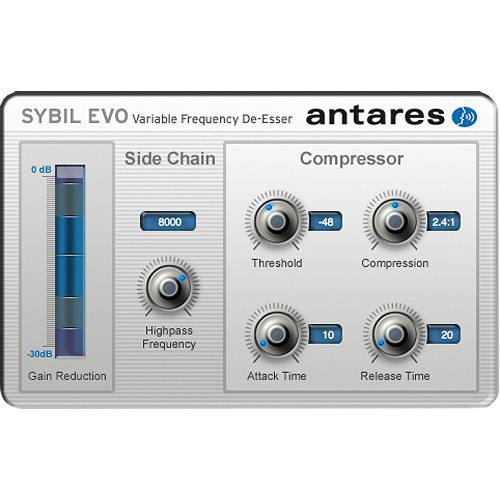 Antares Audio Technologies SYBIL Evo - Variable Frequency De-Esser, Antares, Audio, Technologies, SYBIL, Evo, Variable, Frequency, De-Esser