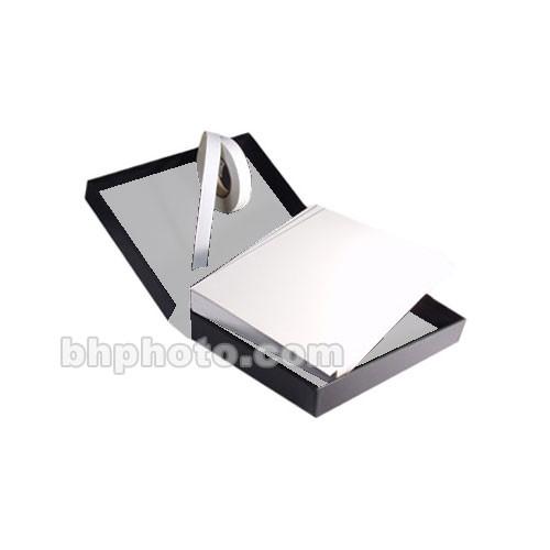 Archival Methods 9x12x2" Onyx Portfolio and Board Combo - White Lining with Bright White Museum Board