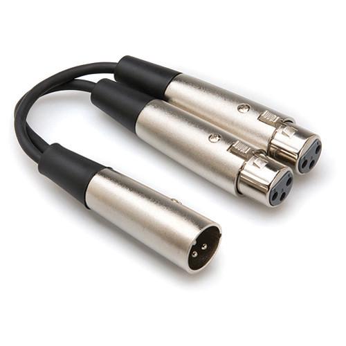 Hosa Technology XLR Male to 2 XLR Female Y-Cable
