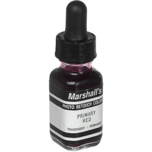 Marshall Retouching Retouch Dye for Black & White or Color Prints - Primary Red