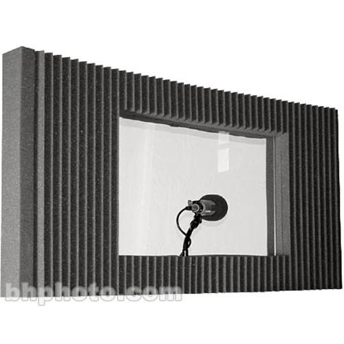 Auralex MAX-Wall Window Kit - 20" x 48" x 4 3 8" Mobile Acoustic Panel with 18" x 12" x 1 4" Plexiglass Window, No Stand - Single