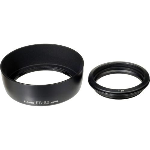 Canon ES-62 Lens Hood with Hood Adapter 62 for EF 50mm f 1.8 II Lens
