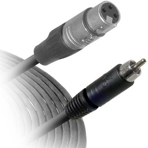 Comprehensive EXF Series 3-Pin XLR Female to RCA Male Cable - 10