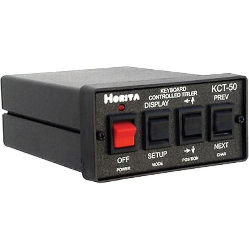 Horita KCT-50SV Character Generator, Works With An Optional Standard PC Keyboard, Y C Only
