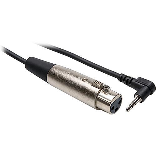 Hosa Technology Stereo Mini Angled Male to XLR Female Cable - 2