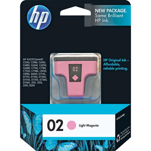 HP 02 Light Magenta Inkjet Print Cartridge