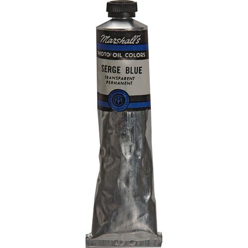 Marshall Retouching Oil Color Paint: Serge Blue - 3 4x4" Tube