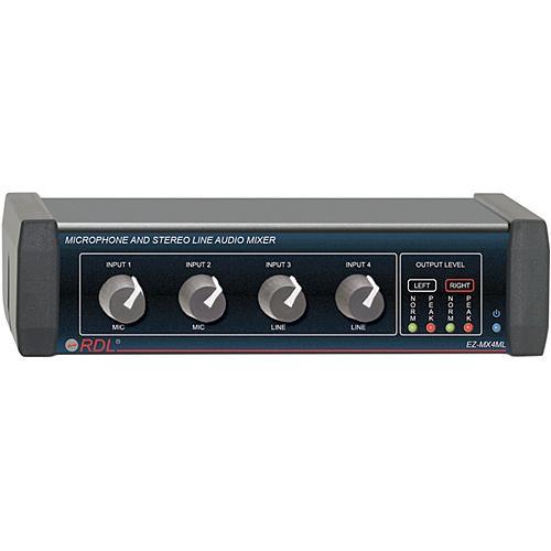 RDL EZ-MX4ML - Microphone and Stereo