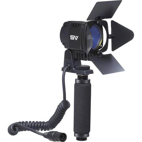 Smith-Victor SV950 DC Interview Video Light with Built-in Barndoors and Dichroic and Diffusion Filters