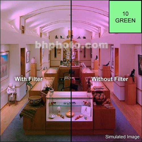 Tiffen 4 x 5" CC10G Green Filter